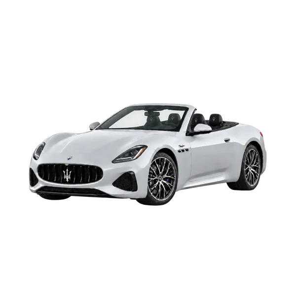 2027 MASERATI Grancabrio — Front three-quarter (facing left), silver