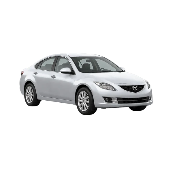 silver 2009 Mazda Atenza front three-quarter (facing left) view