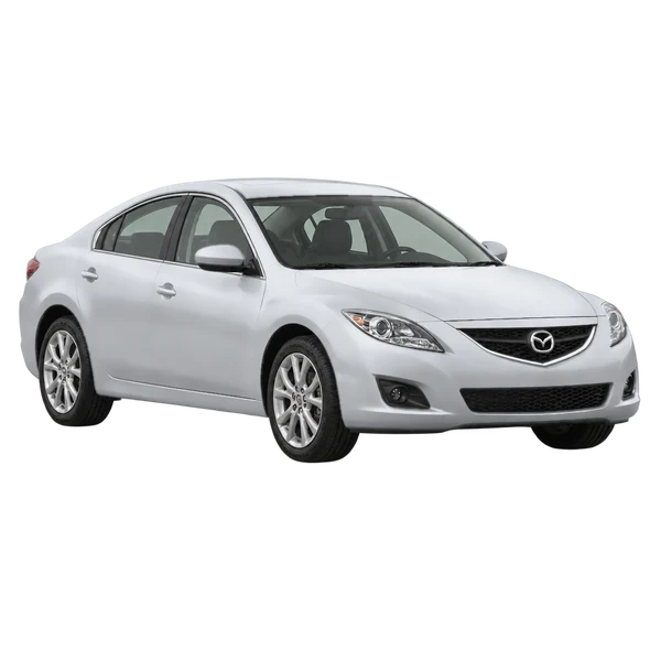 silver 2011 Mazda Mazda6 front three-quarter (facing left) view