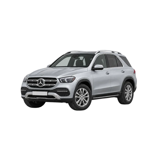 silver 2023 Mercedes-Benz GLE front three-quarter view