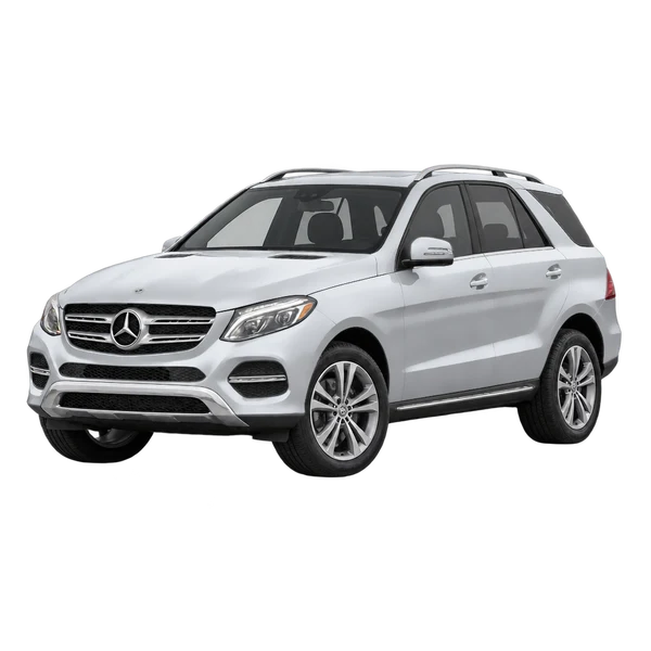 silver 2016 Mercedes-Benz GLE 400 4Matic front three-quarter (facing left) view