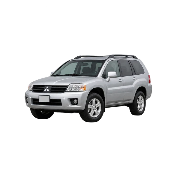 2011 MITSUBISHI Endeavor — Front three-quarter (facing left), silver