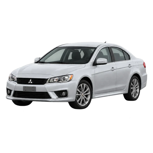 2019 MITSUBISHI GALANT — Front three-quarter (facing left), silver