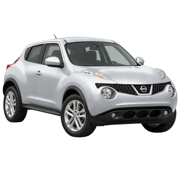 silver 2011 Nissan Juke front three-quarter (facing left) view