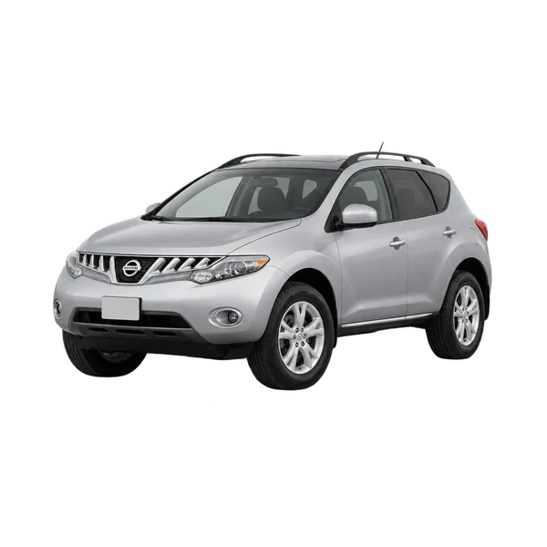 silver 2010 Nissan Murano front three-quarter (facing left) view