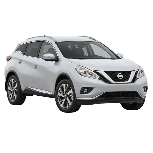 silver 2023 Nissan Murano front three-quarter (facing left) view