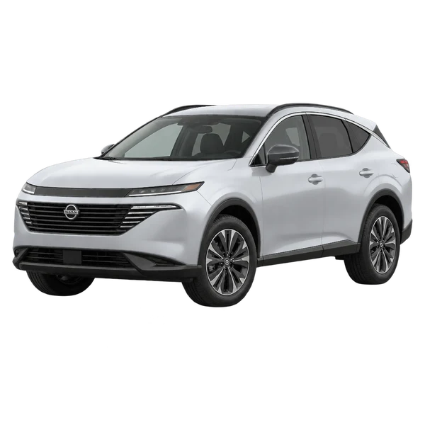 silver 2026 Nissan Murano front three-quarter (facing left) view