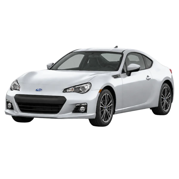 silver 2014 Subaru BRZ front three-quarter (facing left) view