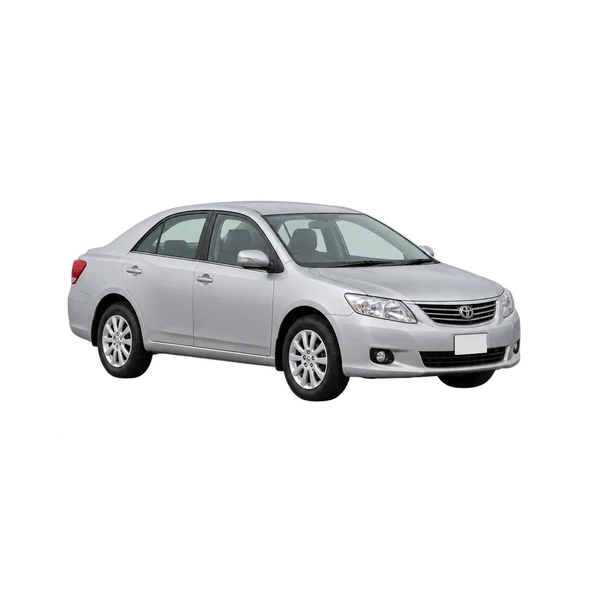 silver 2010 Toyota Allion front three-quarter (facing left) view