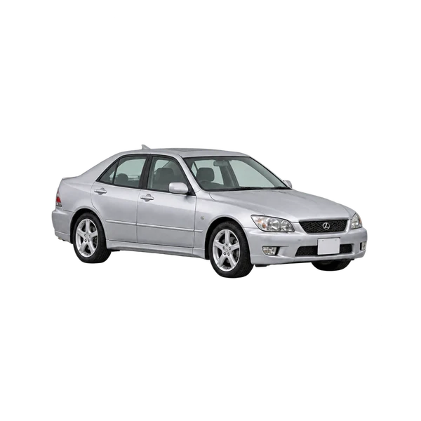 silver 2015 Toyota Altezza front three-quarter (facing left) view