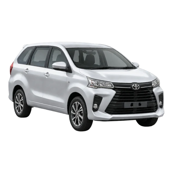 silver 2022 Toyota Avanza front three-quarter (facing left) view