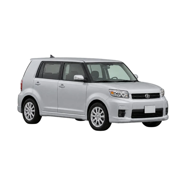 silver 2020 Toyota BB front three-quarter (facing left) view