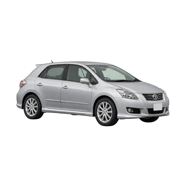 silver 2015 Toyota Blade front three-quarter (facing left) view
