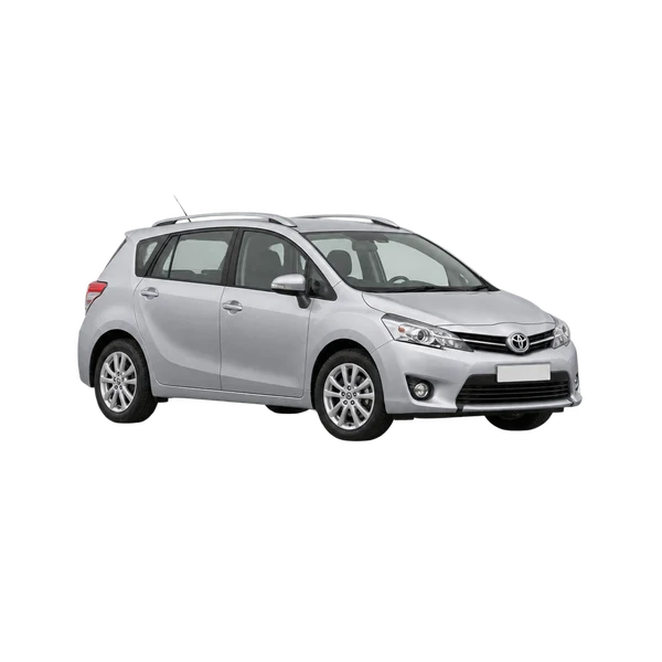 silver 2015 Toyota Corolla Verso front three-quarter (facing left) view