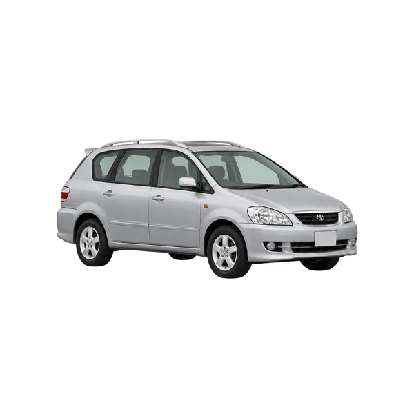 silver 2000 Toyota Ipsum front three-quarter (facing left) view