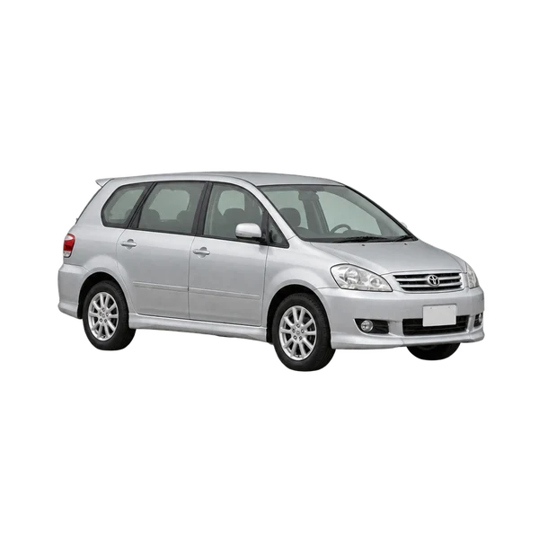 silver 2015 Toyota Ipsum front three-quarter (facing left) view