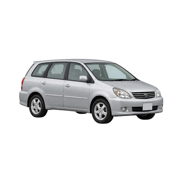 silver 2000 Toyota OPA front three-quarter (facing left) view