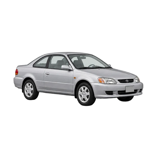 silver 2010 Toyota Paseo front three-quarter (facing left) view