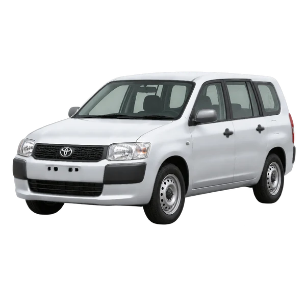 silver 2012 Toyota Probox front three-quarter (facing left) view
