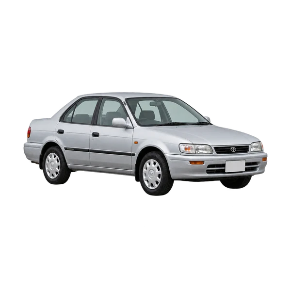 silver 1995 Toyota Sprinter front three-quarter (facing left) view
