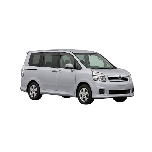 silver 2013 Toyota Voxy front three-quarter (facing left) view