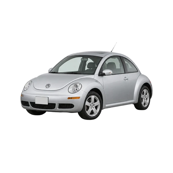 silver 2010 Volkswagen Beetle front three-quarter (facing left) view