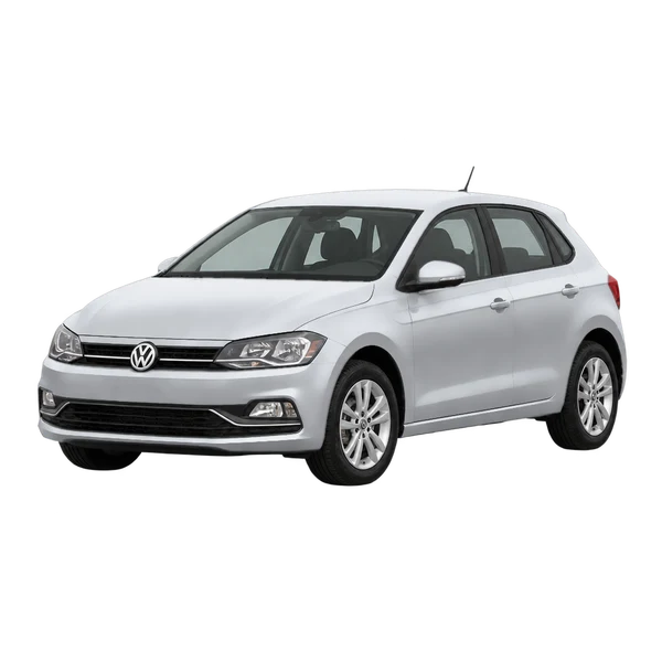 2026 VOLKSWAGEN POLO — Front three-quarter (facing left), silver