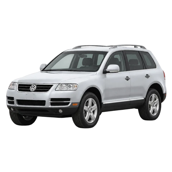 silver 2008 Volkswagen Touareg front three-quarter (facing left) view