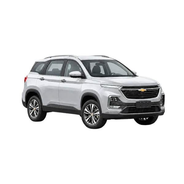 silver 2022 Chevrolet Captiva front three-quarter (facing right) view