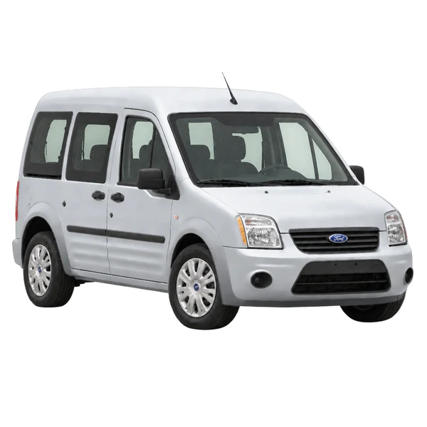 silver 2011 Ford Transit Connect front three-quarter (facing right) view