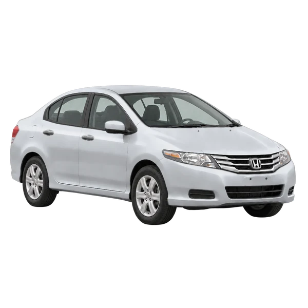 silver 2011 Honda City front three-quarter (facing right) view