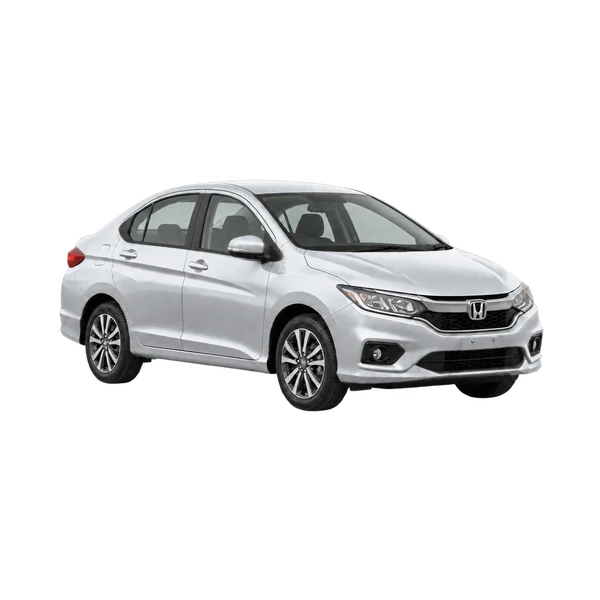 silver 2020 Honda City front three-quarter (facing right) view