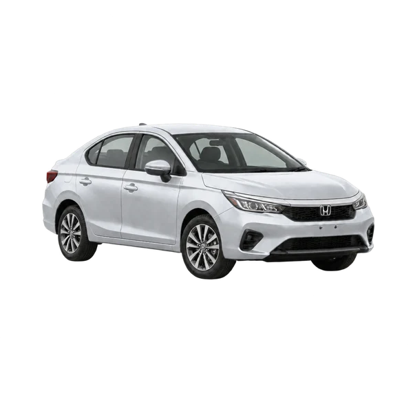 silver 2022 Honda City front three-quarter (facing right) view