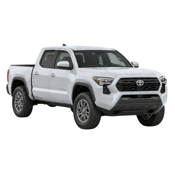 silver 2027 Toyota Tacoma front three-quarter (facing right) view