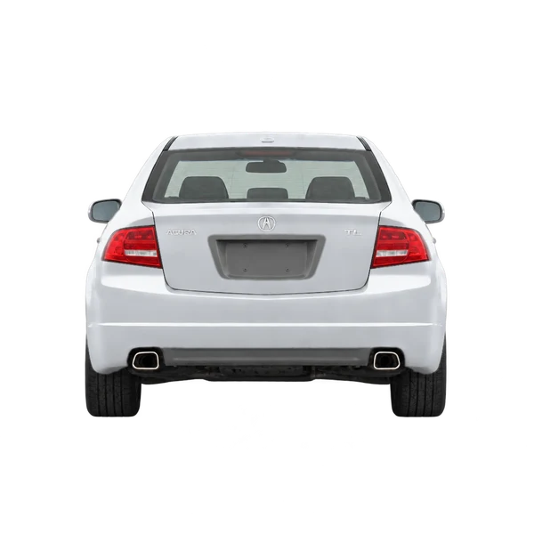 silver 2004 Acura TL rear view