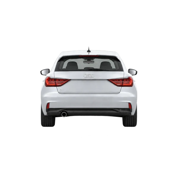 silver 2019 Audi A1 Sportback rear view