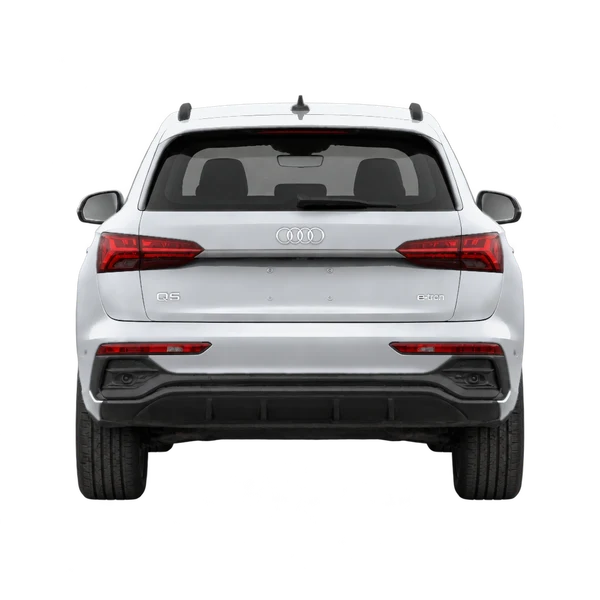 silver 2025 Audi Q5 e rear view