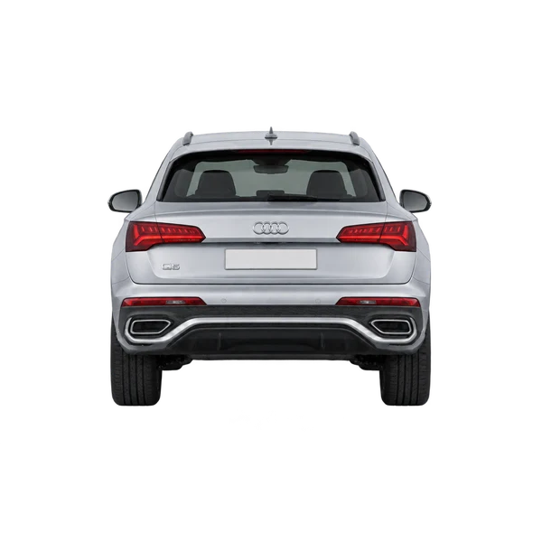 silver 2025 Audi Q5 Sportback rear view