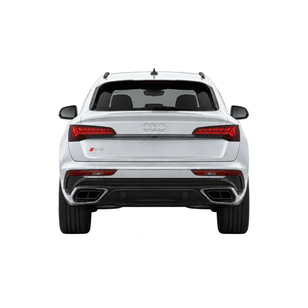 silver 2026 Audi SQ5 Sportback rear view