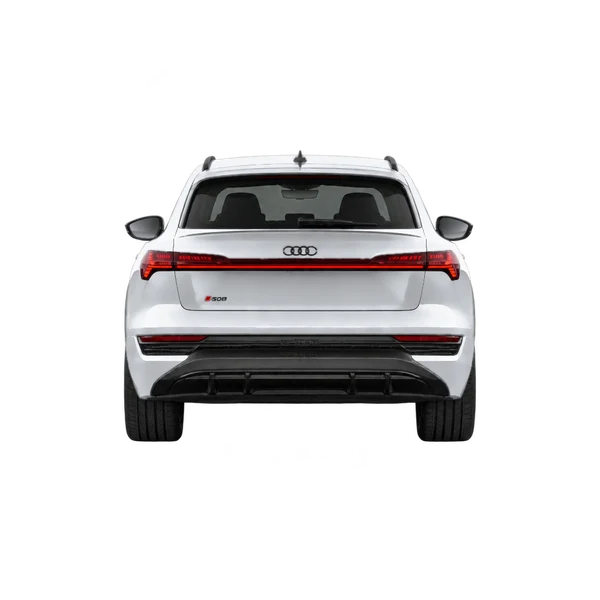 silver 2023 Audi SQ8 Sportback E-Tron rear view