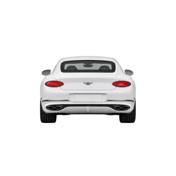 white 2022 Bentley Continental GT rear view