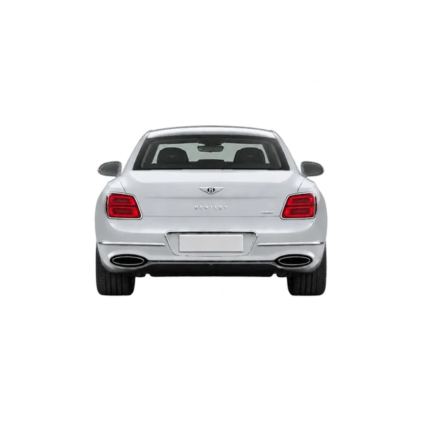 silver 2024 Bentley Flying Spur Hybrid rear view
