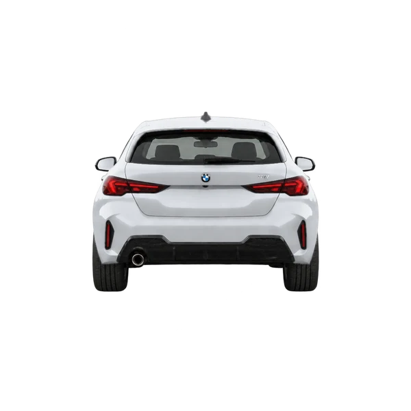 silver 2026 BMW 1 Series rear view