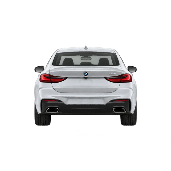 silver 2023 BMW 6 Series rear view