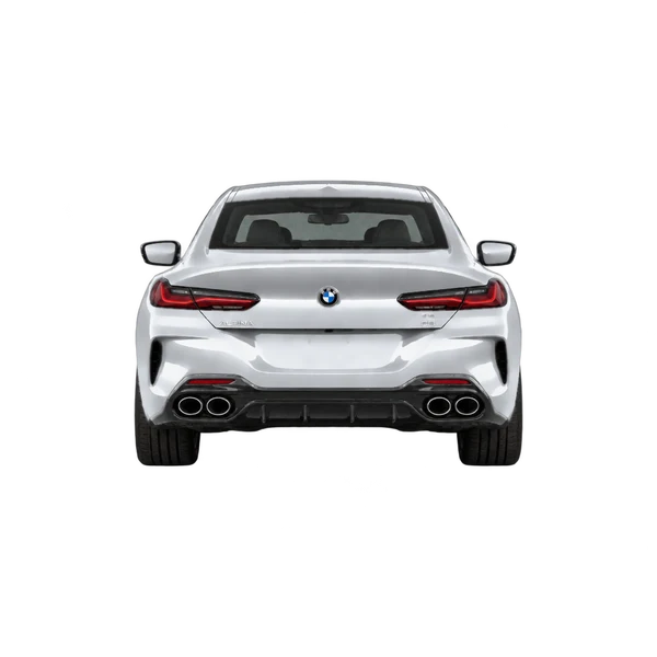 silver 2022 BMW Alpina B8 rear view