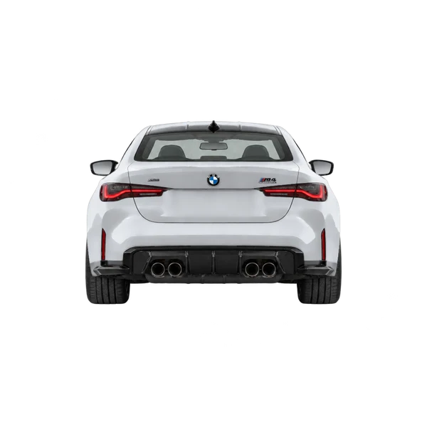 silver 2025 BMW M4 Competition M Xdrive rear view