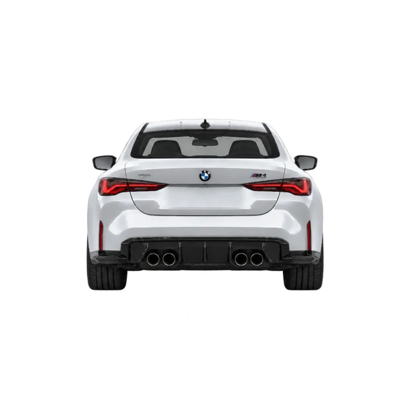 silver 2026 BMW M4 Competition M Xdrive rear view