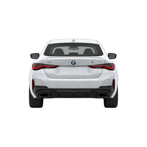 silver 2022 BMW M440i xDrive Gran Coupe rear view