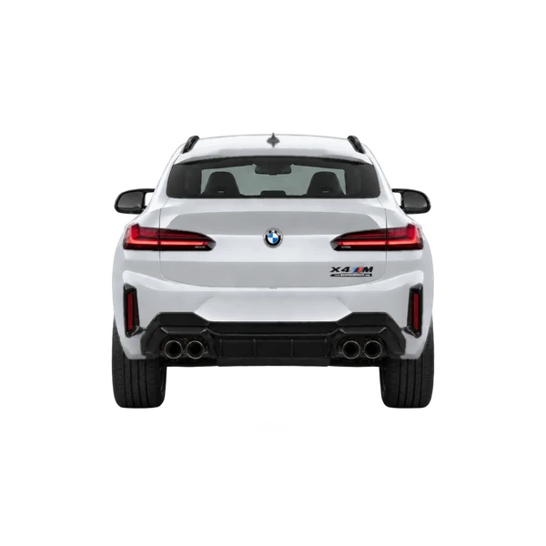 silver 2024 BMW X4 M Competition rear view