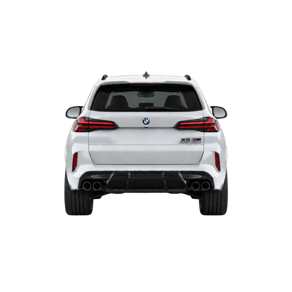 silver 2026 BMW X5 M Competition rear view